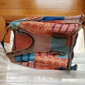 COPY - Patchwork fur free people sweater